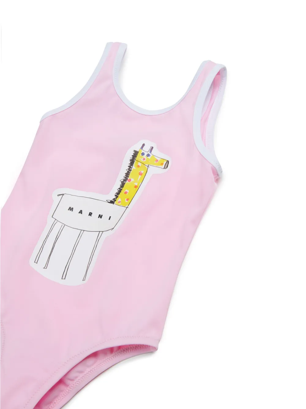 Marni Kids Badpak met illustratie-print Roze
