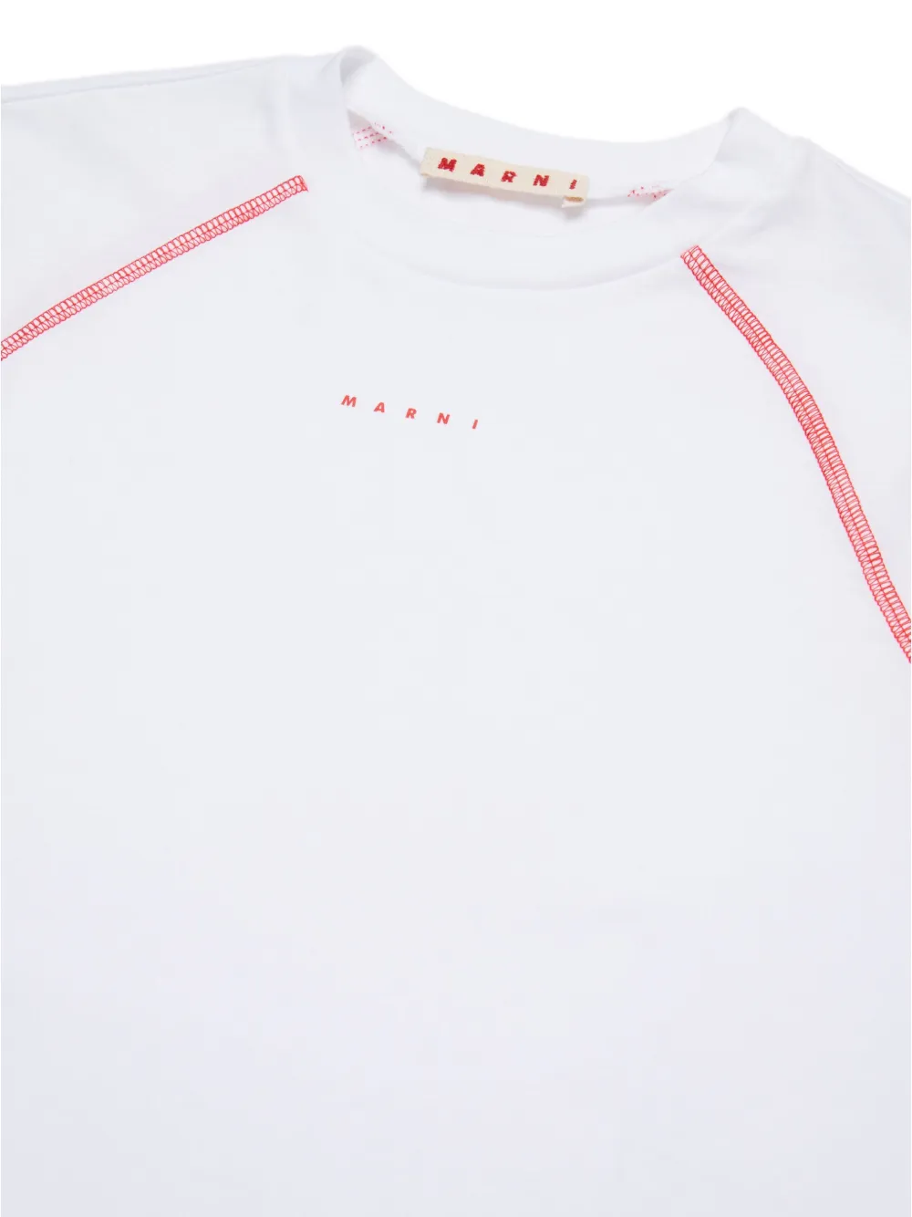 Marni Kids Sweater met logoprint Wit