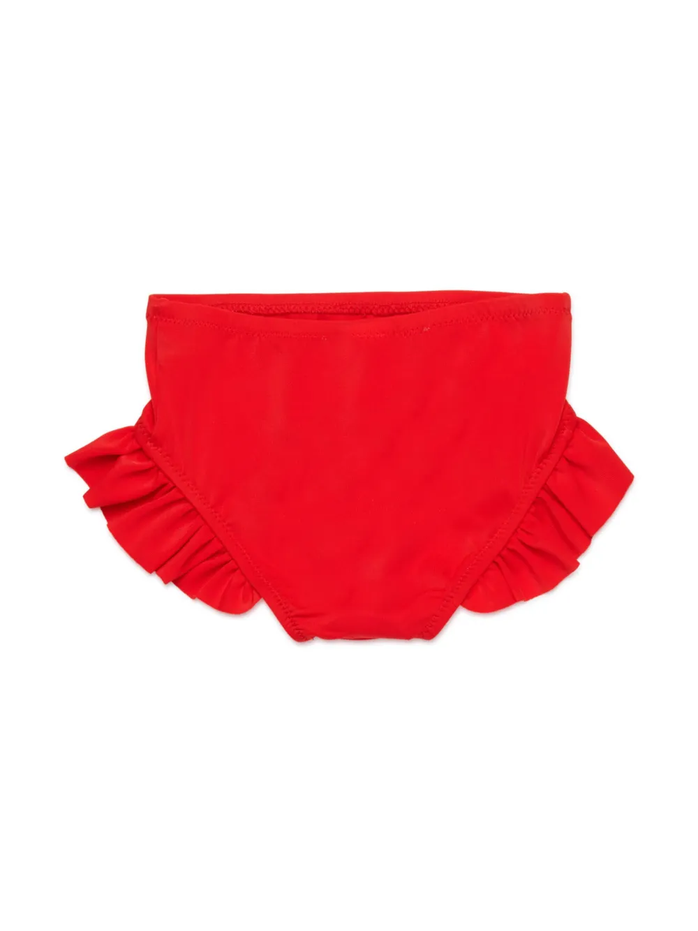 Marni Kids Zwembroek met logoprint - Rood