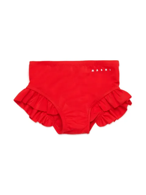 Marni Kids traje de baño con logo estampado