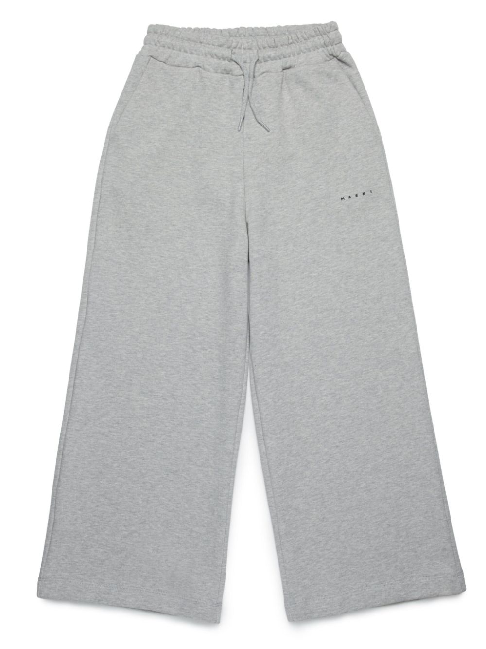 Marni Kids logo-print track pants - Grey