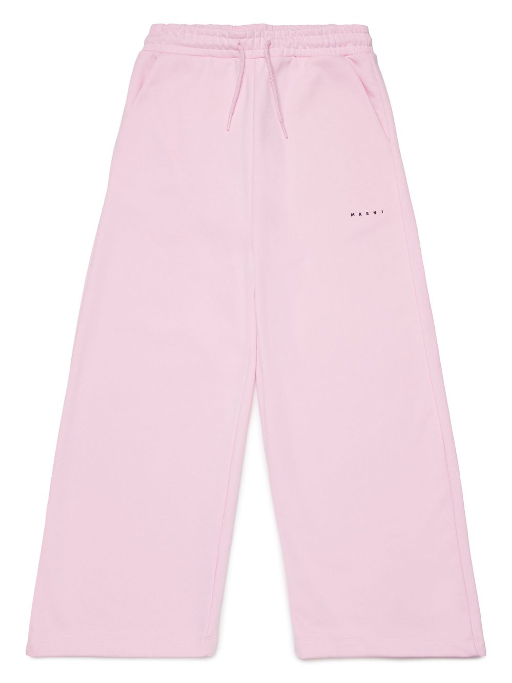 Marni Kids logo-embroideredtrack pants - Pink