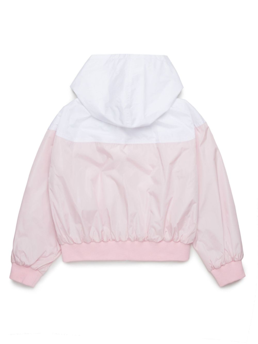 Marni Kids logo-embroidered bomber jacket - Roze