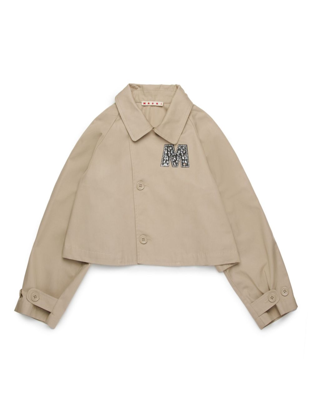 Marni Kids logo-embellished jacket - Neutrals