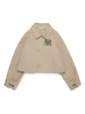 Marni Kids logo-embellished jacket - Neutrals