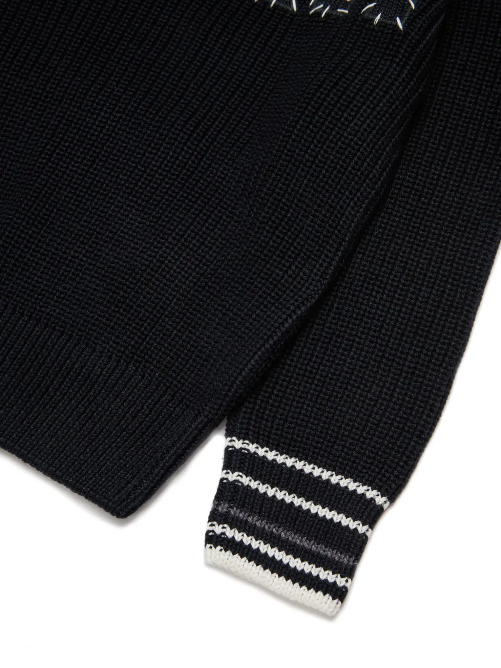 Marni Kids Sweater met logopatch Zwart