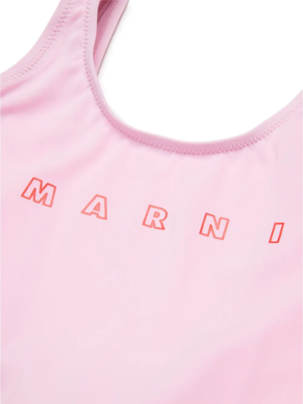 MARNI LOGO-PRINT SWIMSUIT