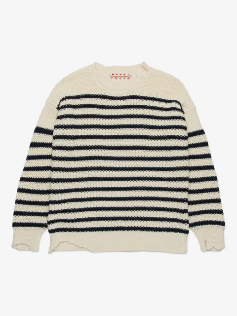 Marni Kids suéter con motivo de rayas