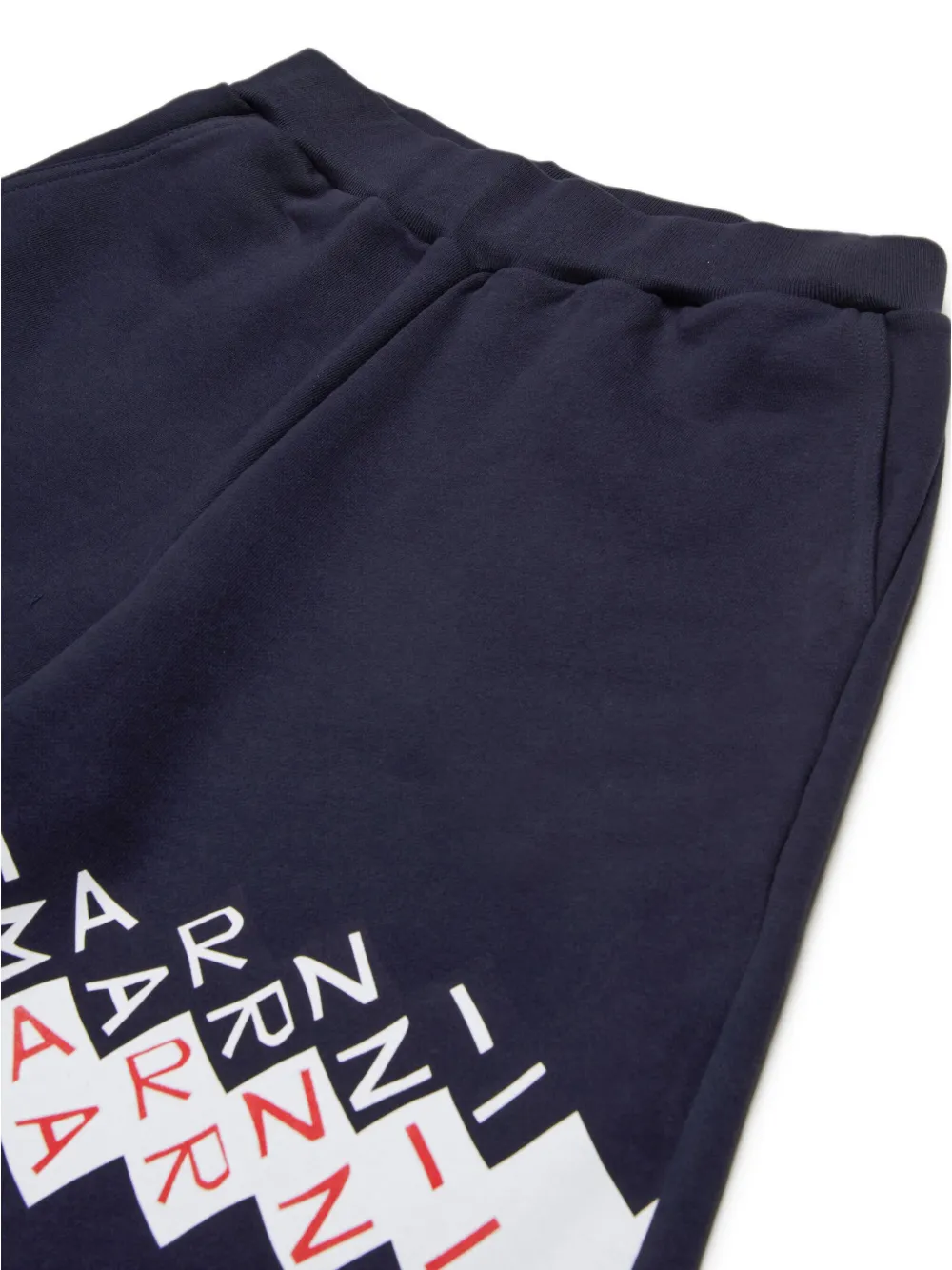 Marni Kids Trainingsshorts met logoprint Blauw