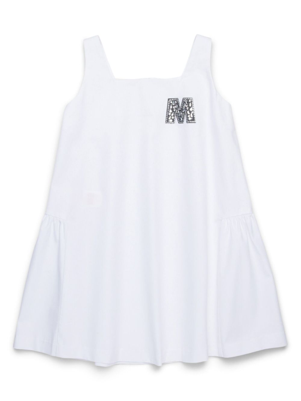 Marni Kids Jurk met logo-applicatie Wit