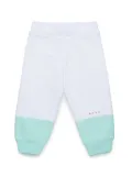 Marni Kids colour-block track pants - White