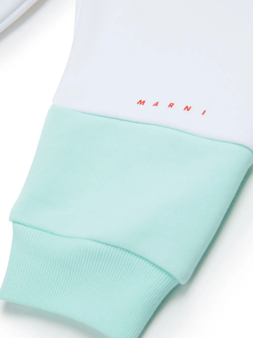 Marni Kids Trainingsbroek met colourblocking Wit