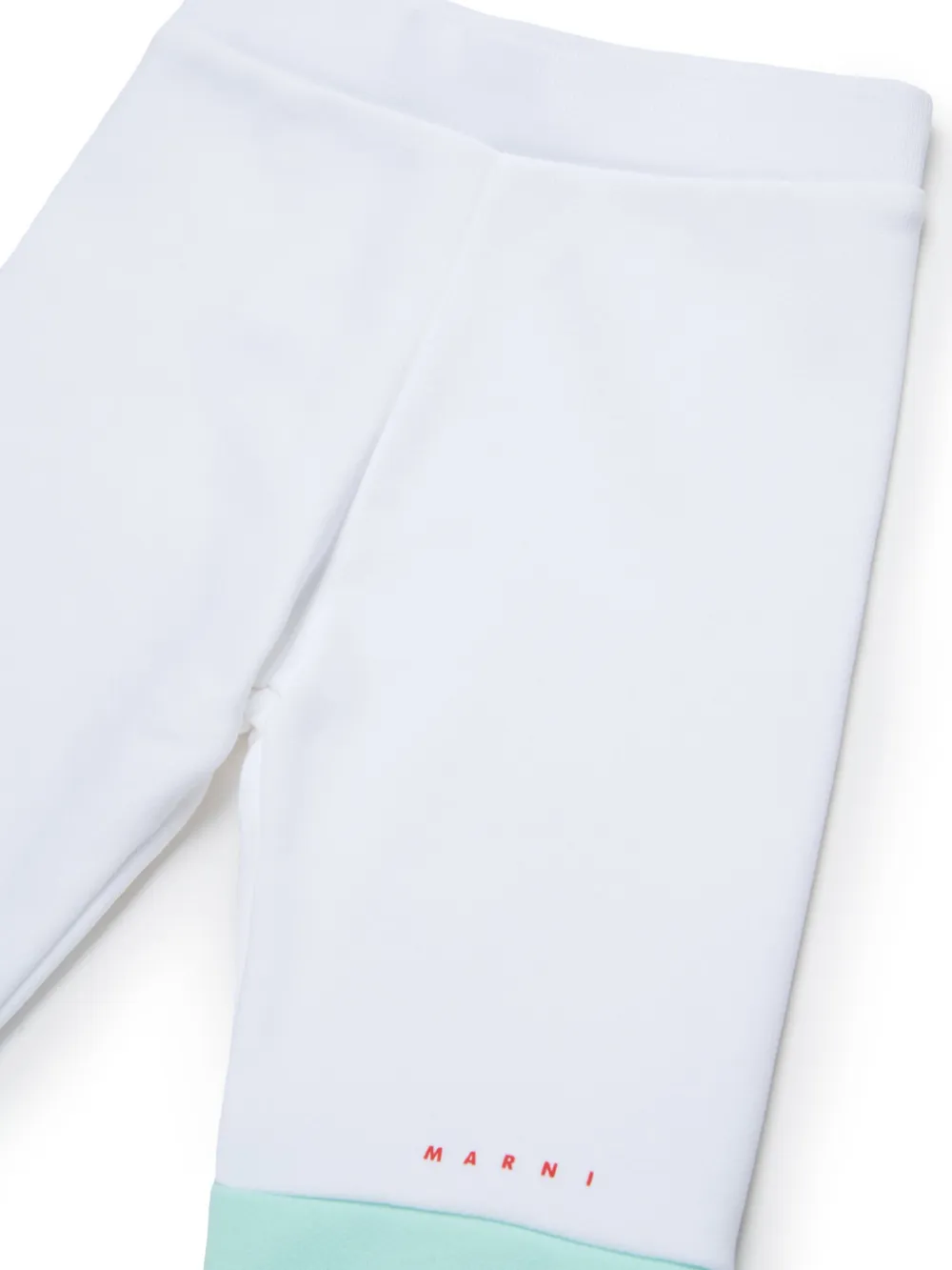 Marni Kids Trainingsbroek met colourblocking Wit