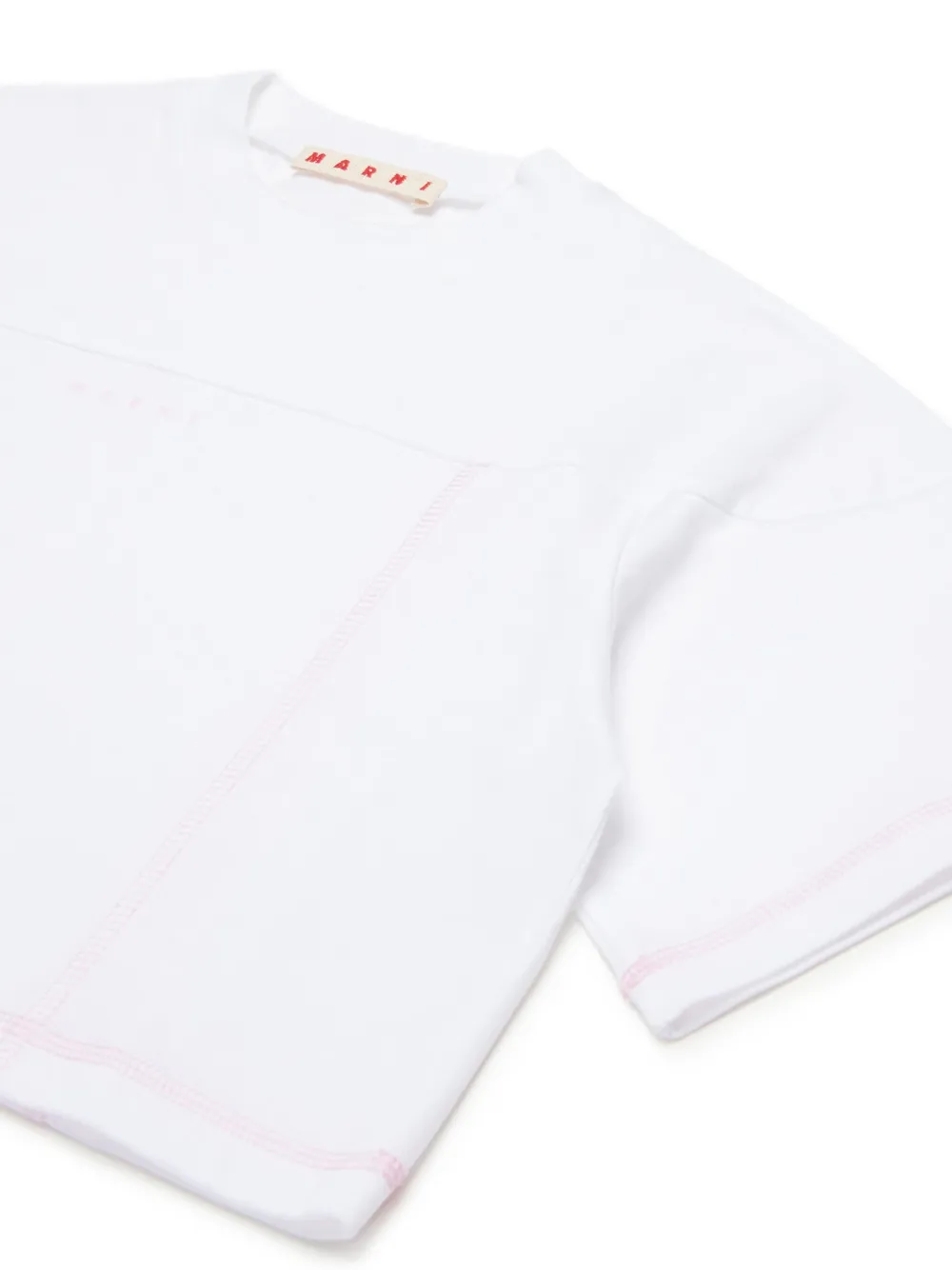 Marni Kids T-shirt met logoprint Wit