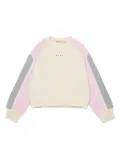 Marni Kids colour-block sweatshirt - Yellow