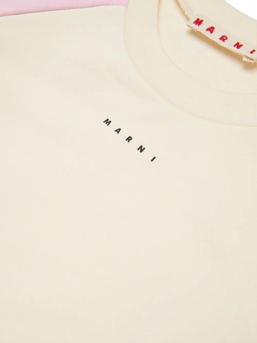 Marni Kids Sweater met colourblocking Geel