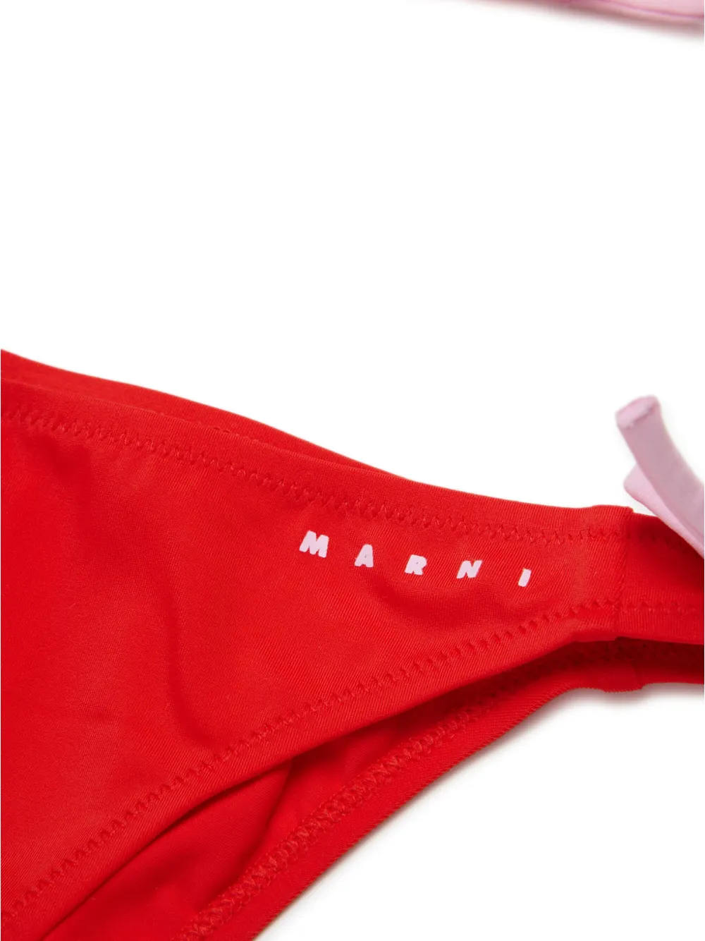 Marni Kids Bikini met strikdetail Rood
