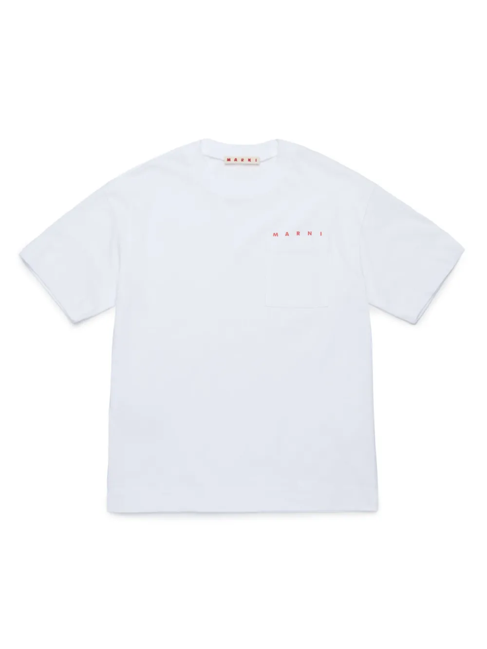 Marni Kids T-shirt met logoprint Wit