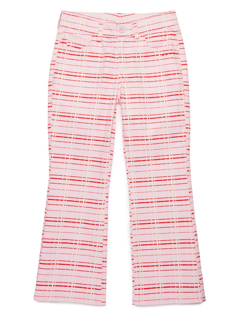 Marni Kids checked trousers - Pink