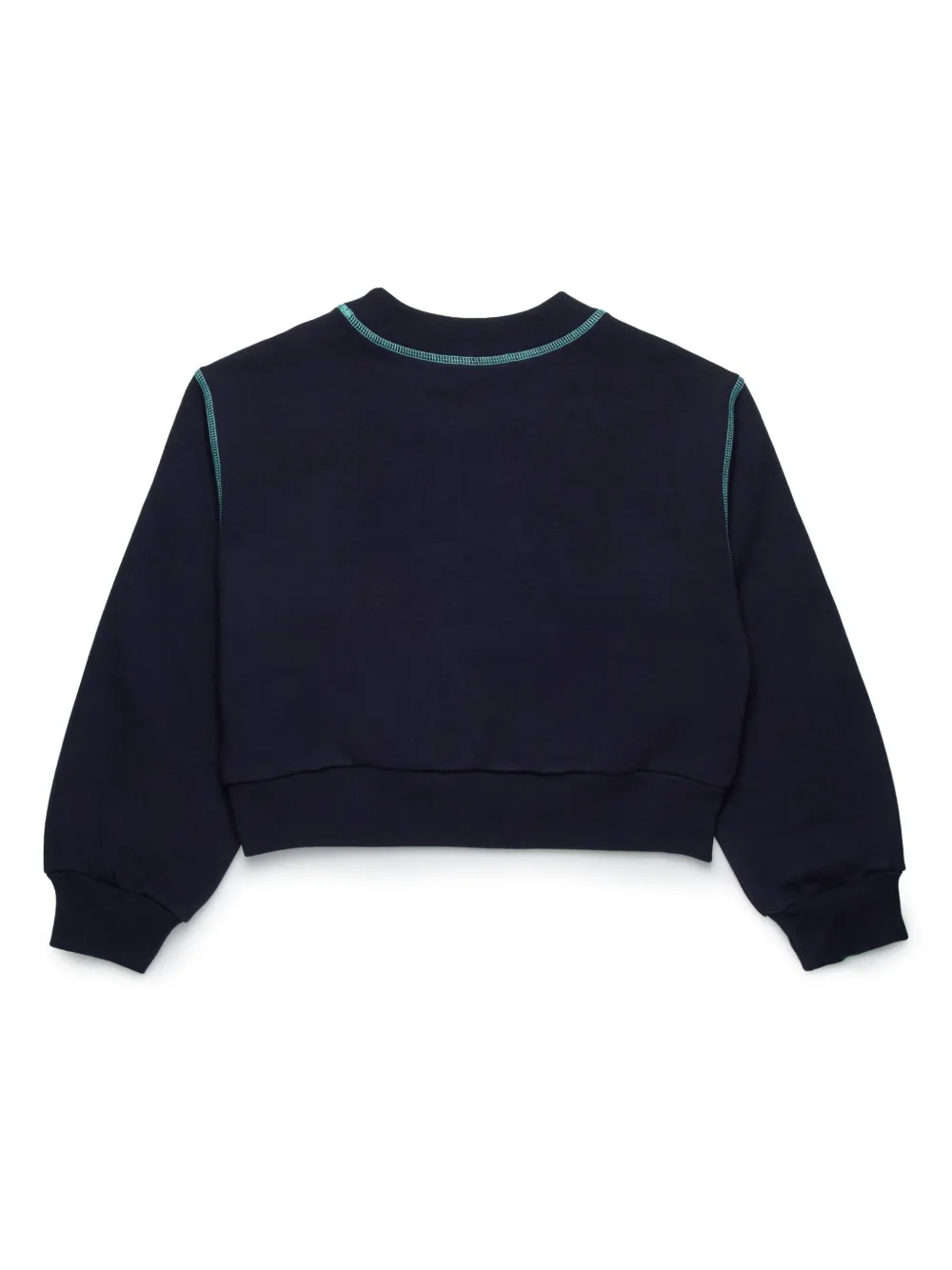 Marni Kids Sweater met logoprint - Blauw