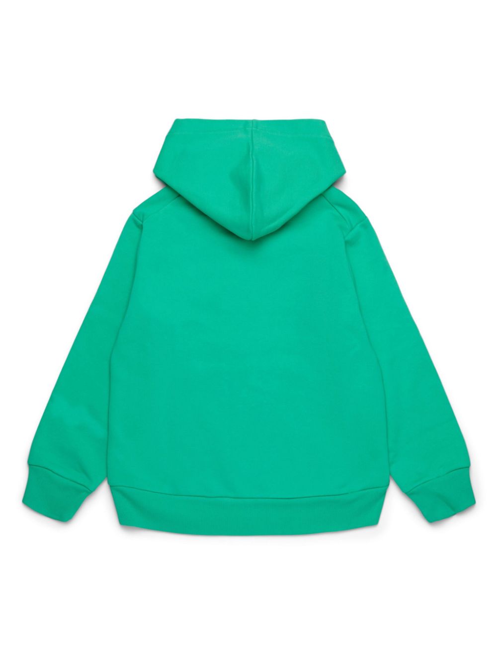 Marni Kids logo-print hoodie - Green