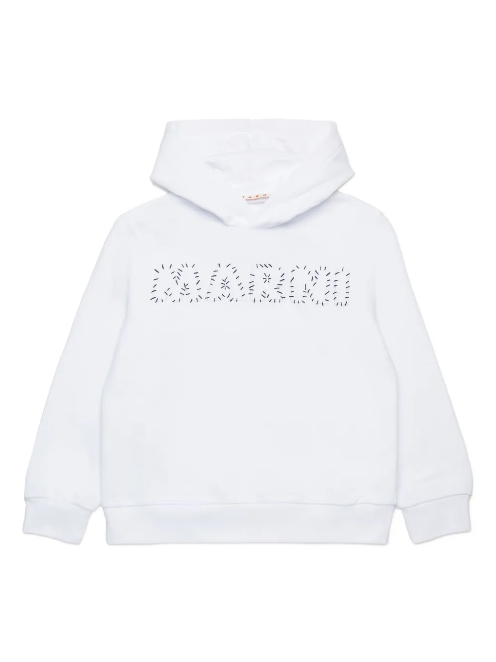 Image 1 of Marni Kids logo-appliqué hoodie