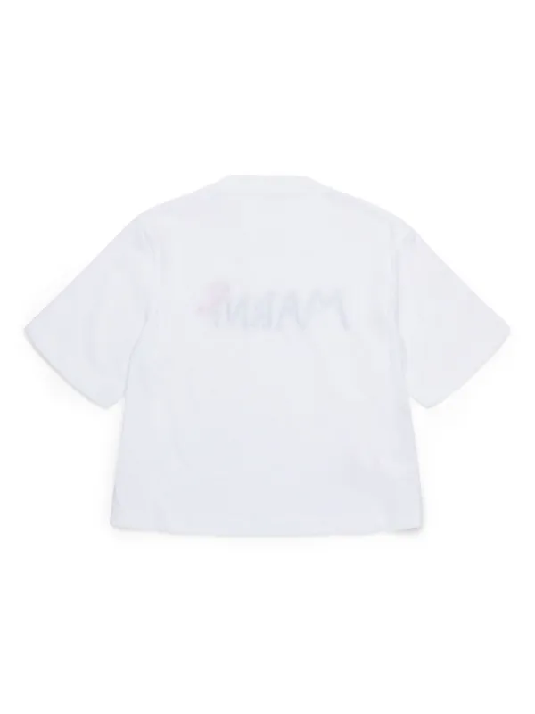 Marni Kids Mending T-shirt | White | FARFETCH