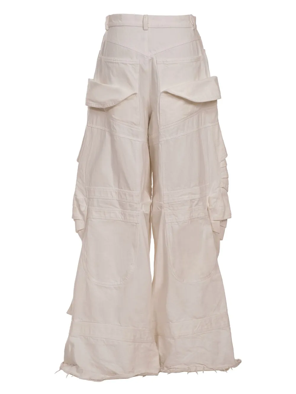 Natasha Zinko NZ Space wide-leg Jeans | White | FARFETCH JO