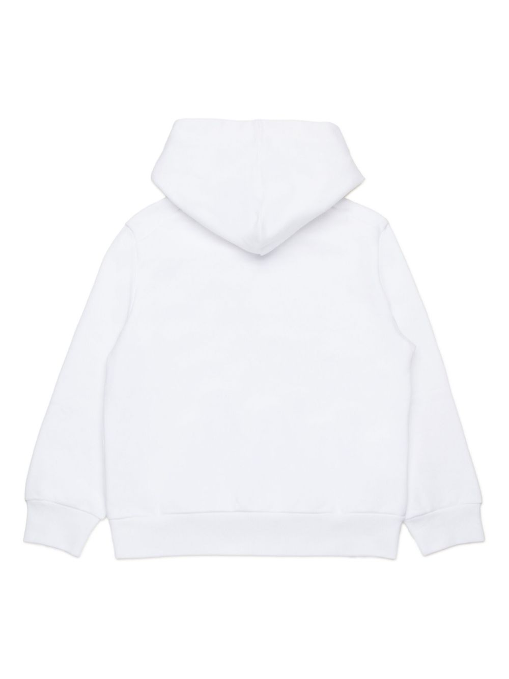 Marni Kids logo-print hoodie - White