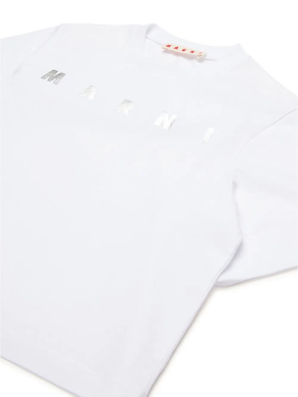 Marni Kids T-shirt met logoprint Wit