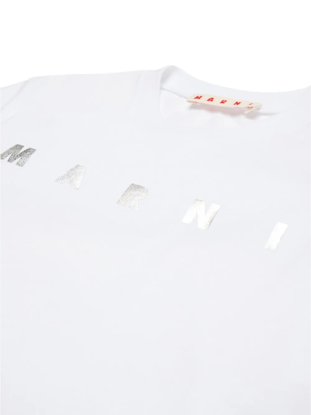 Marni Kids T-shirt met logoprint Wit