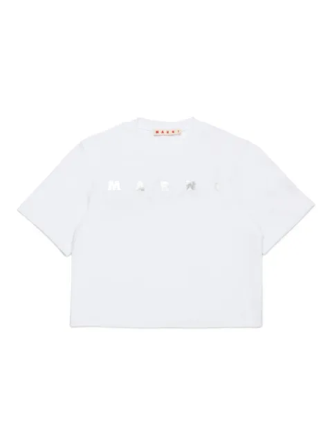 Marni Kids logo-print T-shirt 