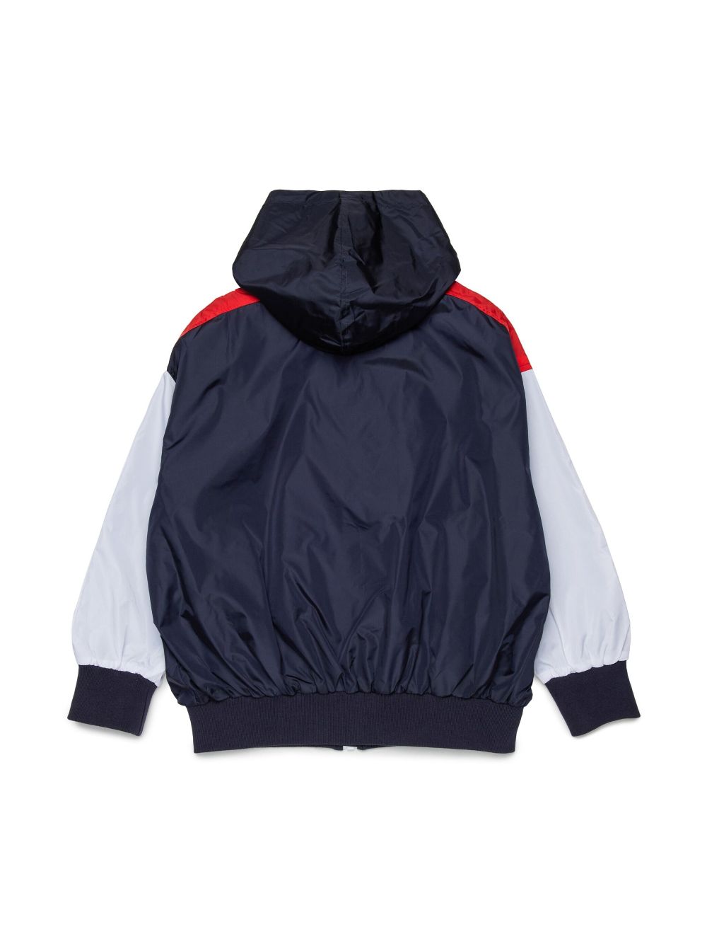 Marni Kids colour-block hooded jacket - Blauw