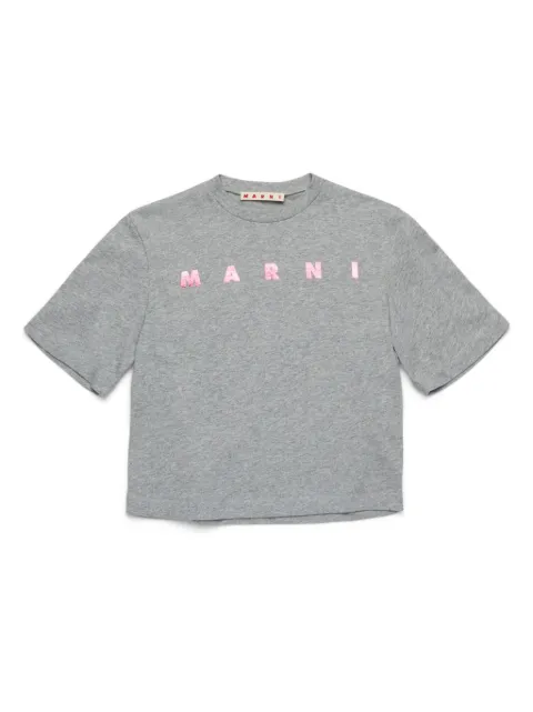 Marni Kids logo-print T-shirt