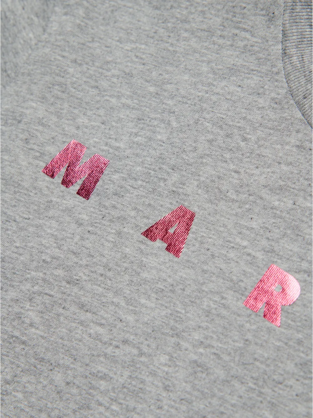 Marni Kids T-shirt met logoprint Grijs