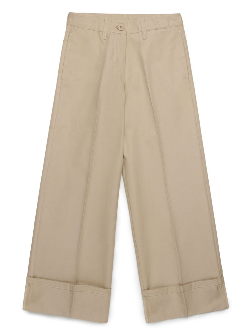 Marni Kids cotton trousers - Neutrals