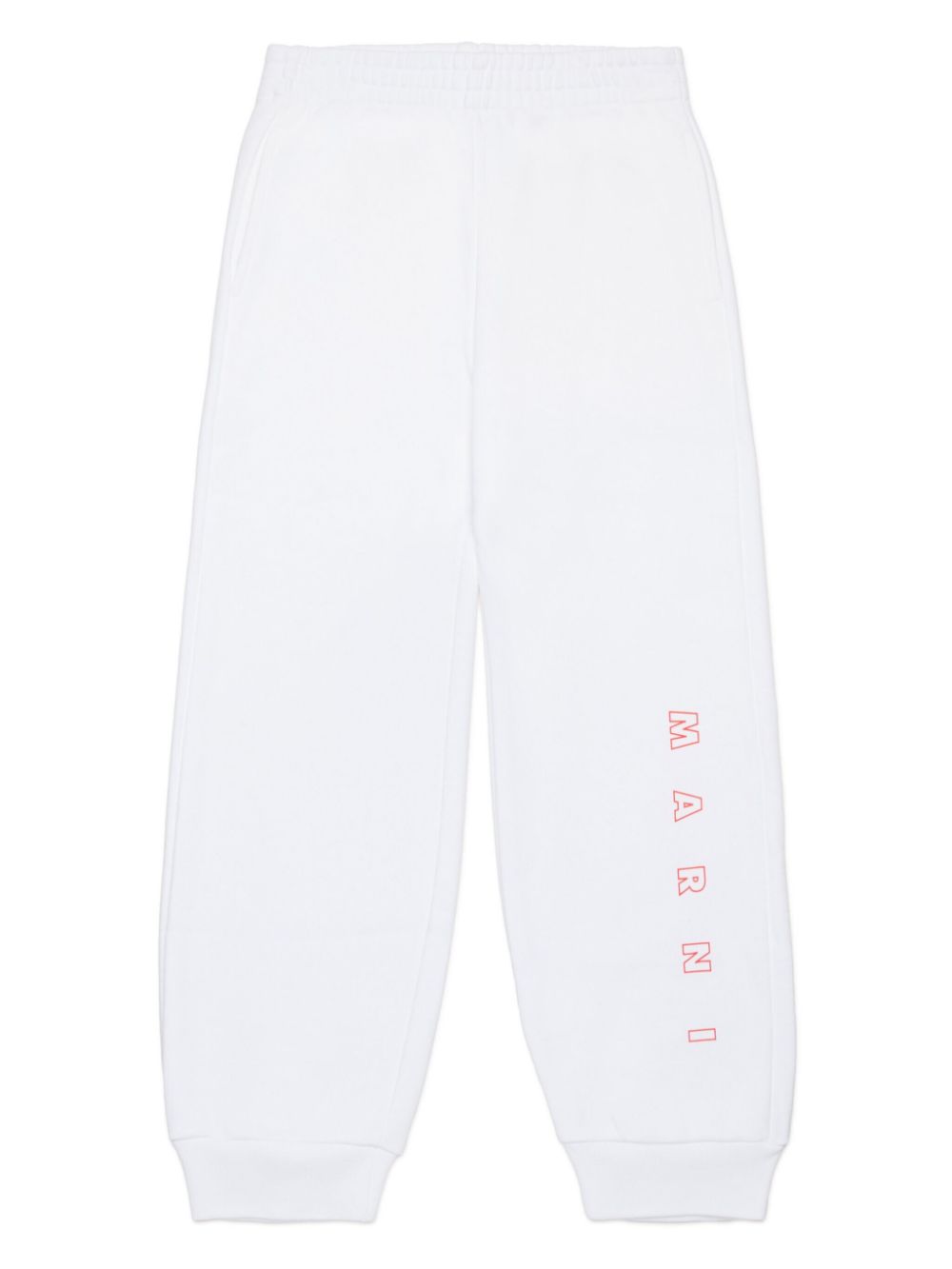 Marni Kids Trainingsbroek met logoprint Wit