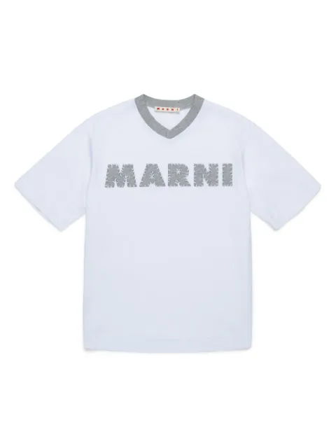 Marni Kids playera con logo bordado