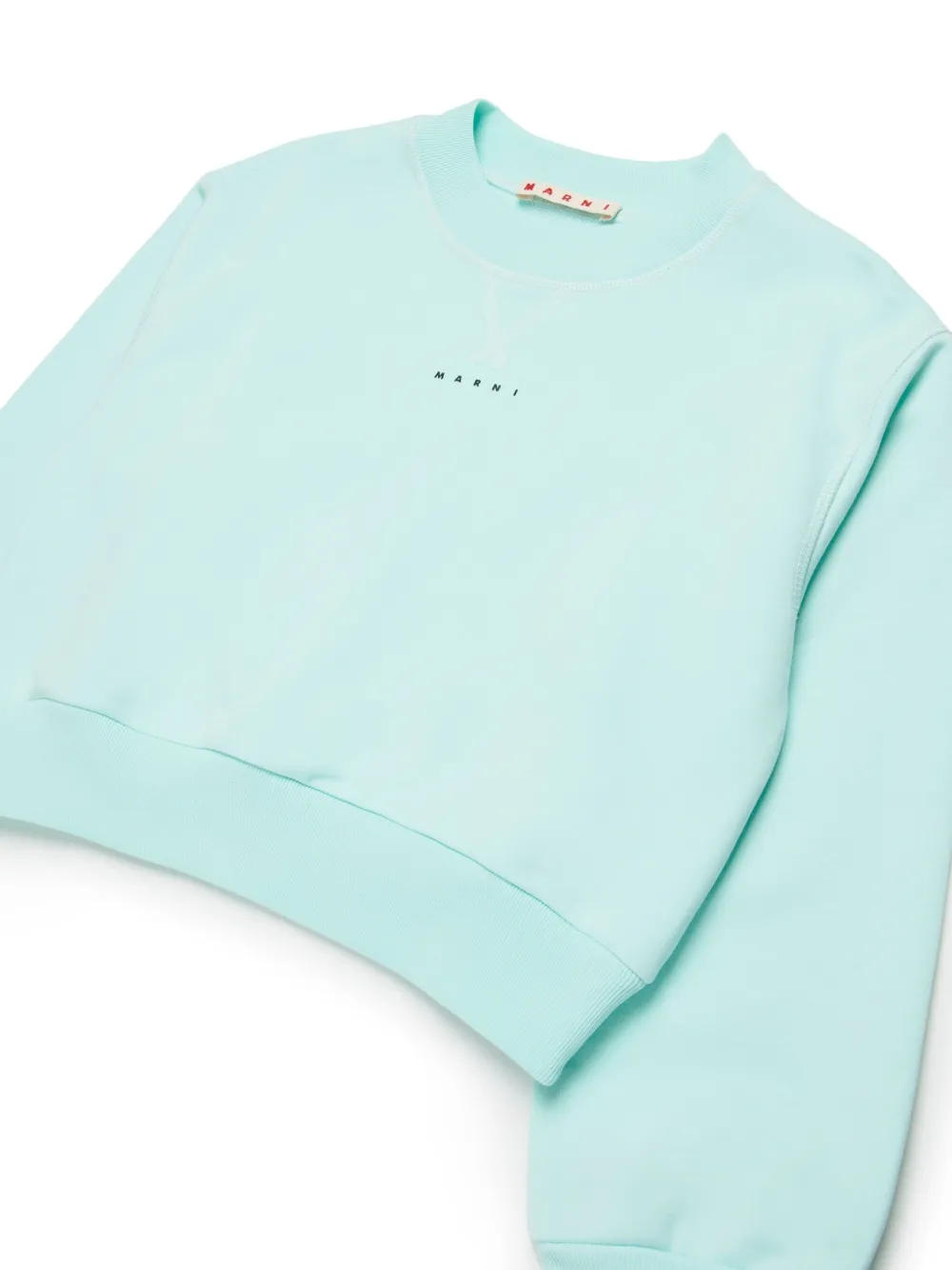 Marni Kids Cropped sweater Blauw
