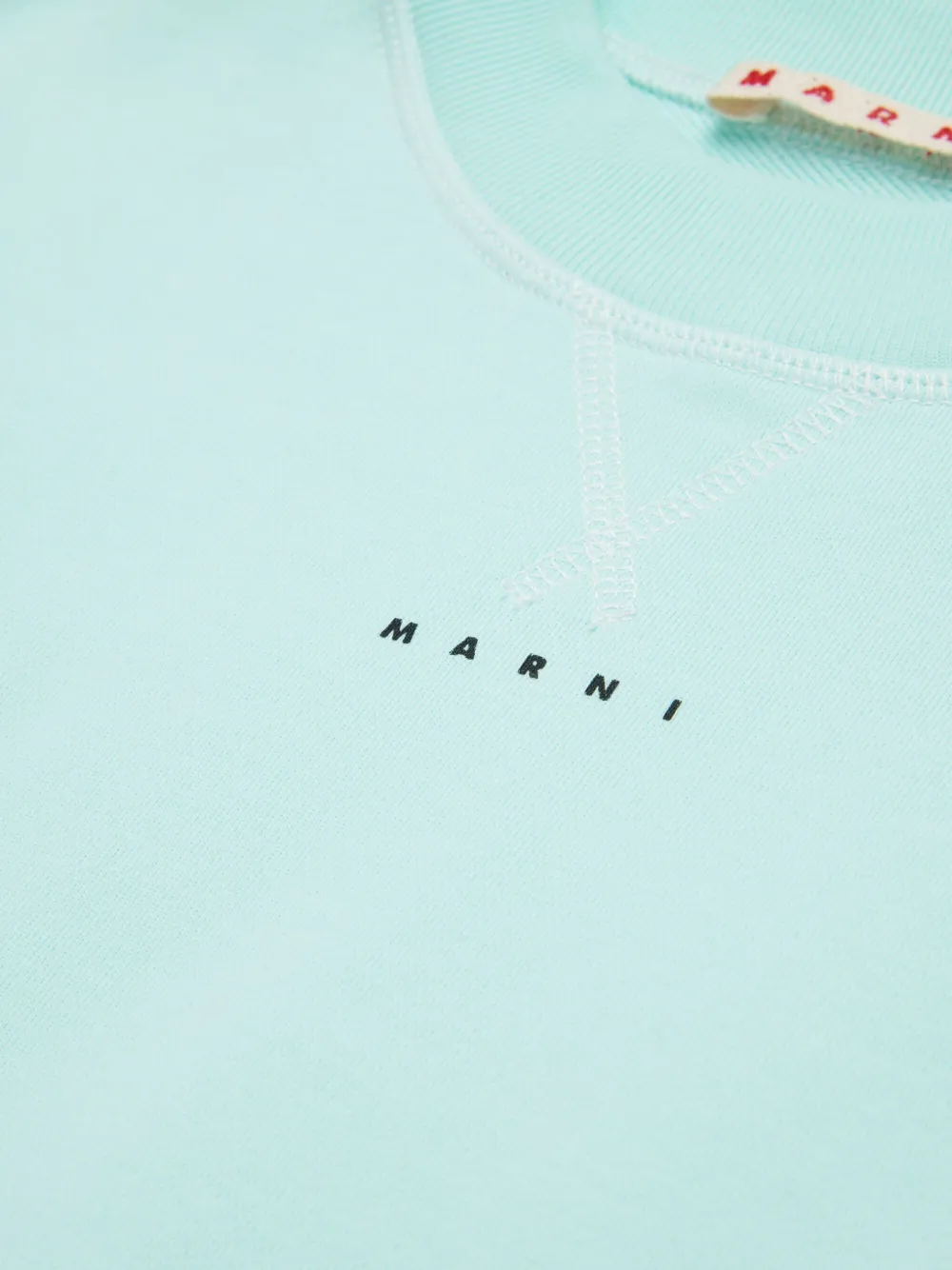 Marni Kids Cropped sweater Blauw