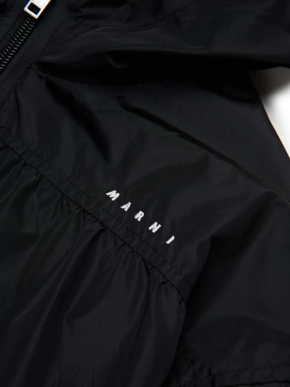 Marni Kids Jas met logoprint Zwart
