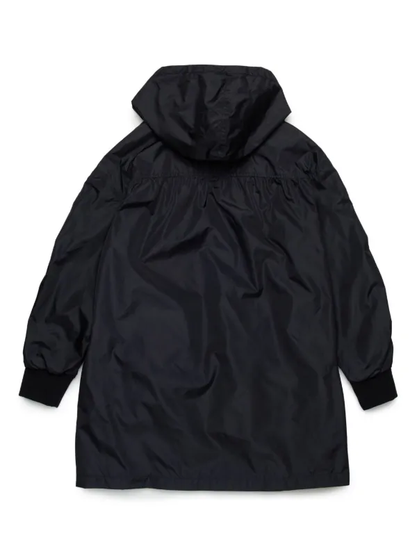 Marni Kids フーデッド コート | ブラック | FARFETCH JP