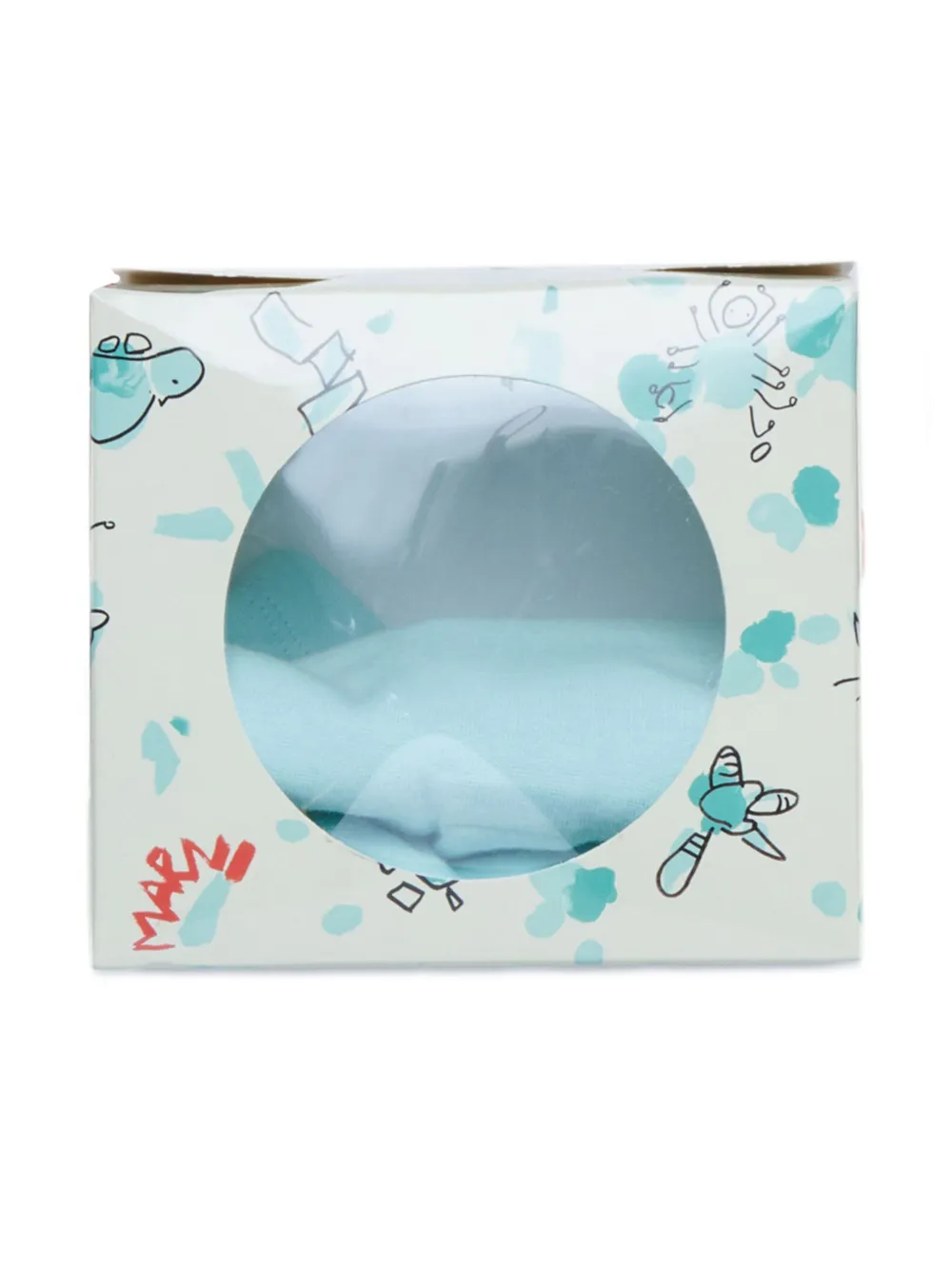 Marni Kids Shorts met logoprint Blauw