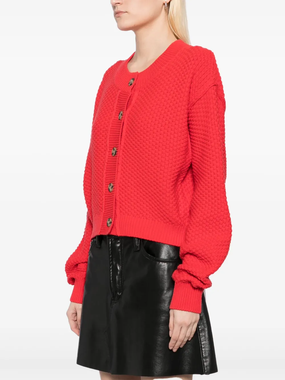 Shop Free People Lila Cardigan In Red