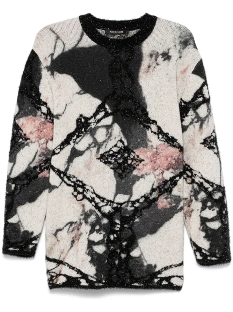 Roberto Cavalli abstract-pattern sweater
