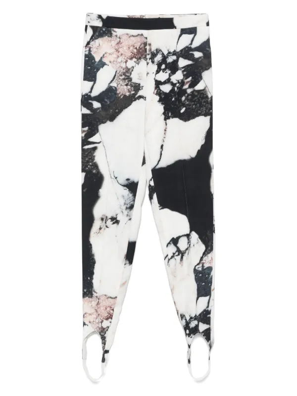 高品質，本物保証 【Mame Kurogouchi】 Marble Print Trousers