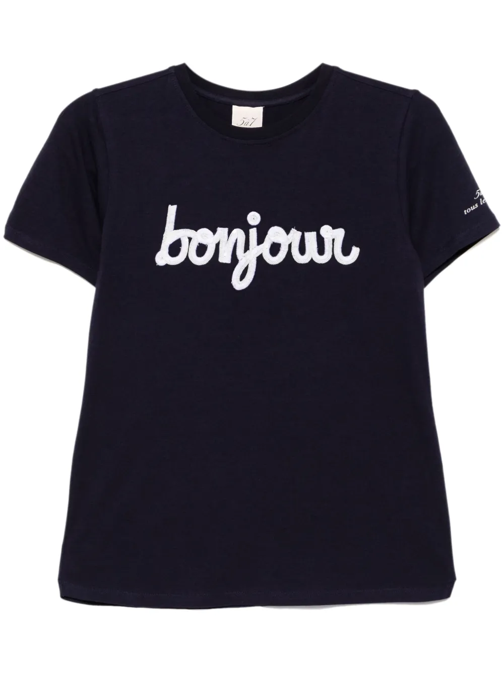 Cinq A Sept playera con lentejuelas | azul | Image 1