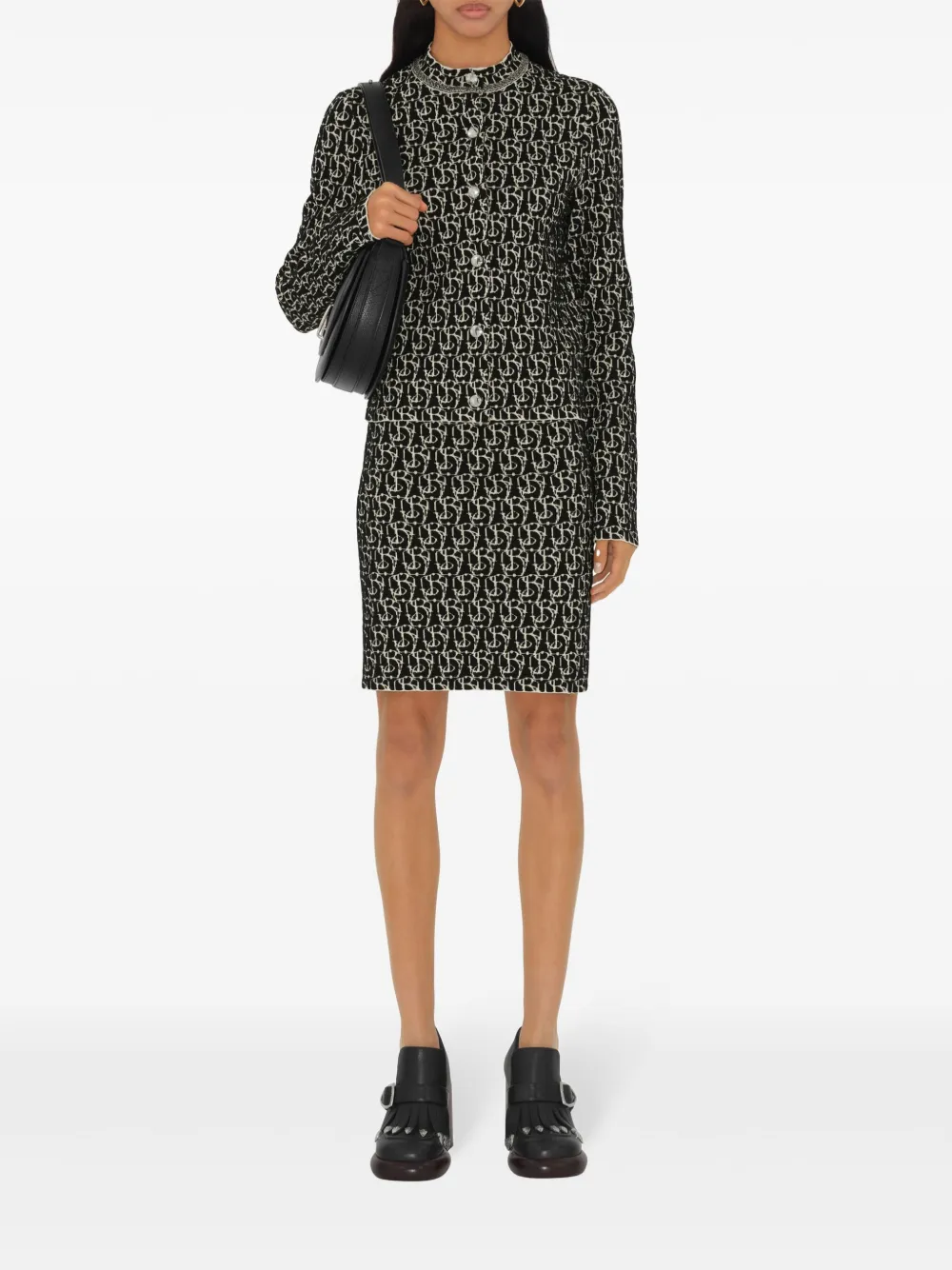 Burberry B-charm rok - Zwart
