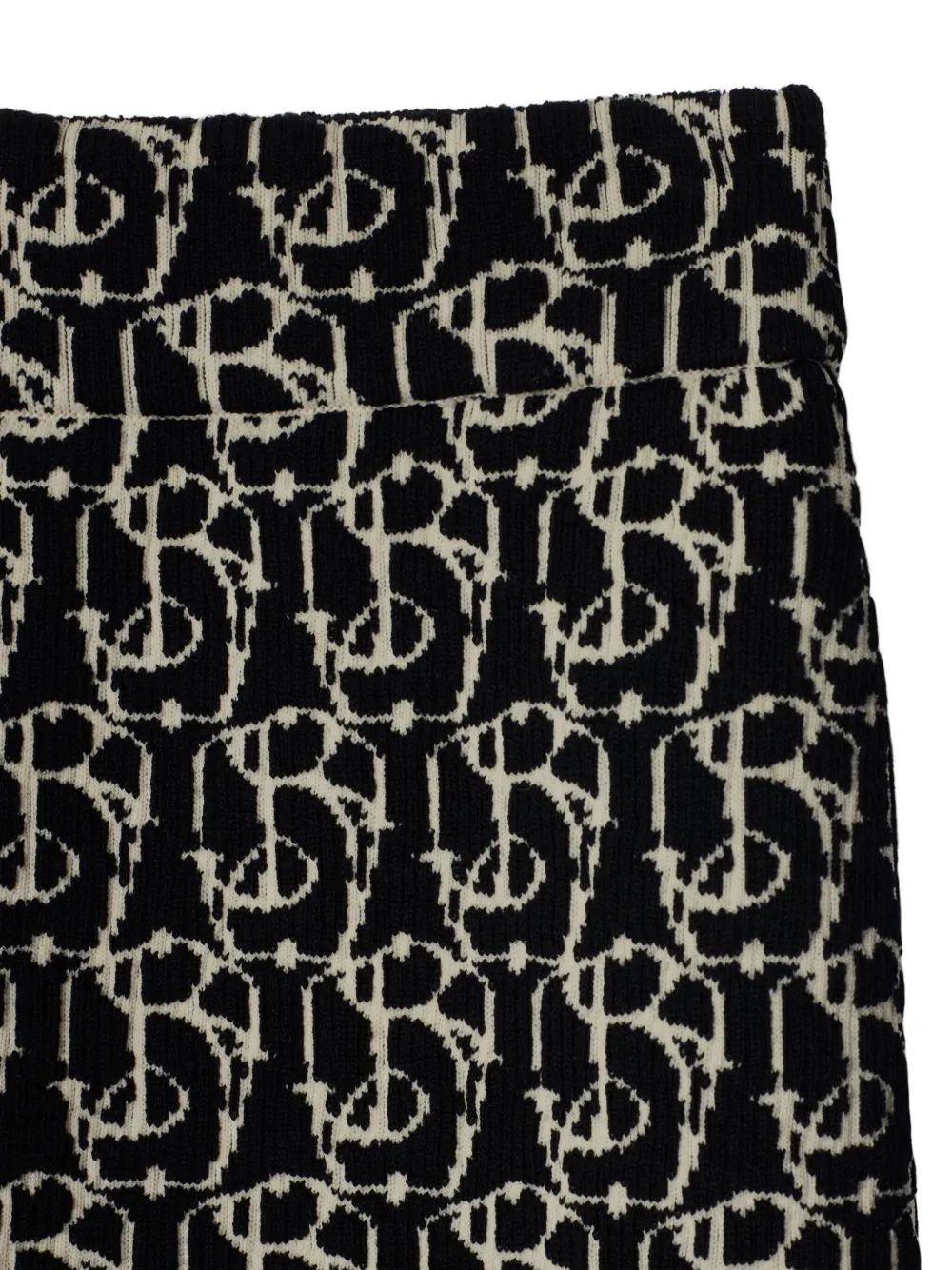 Shop Burberry B-charm Skirt In Black