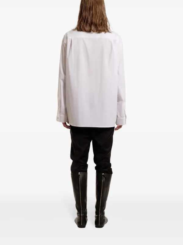 Natasha Zinko stand-up Collar Shirt | White | FARFETCH